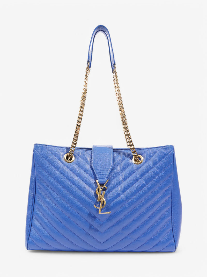  Saint Laurent Cassandre Blue Leather
