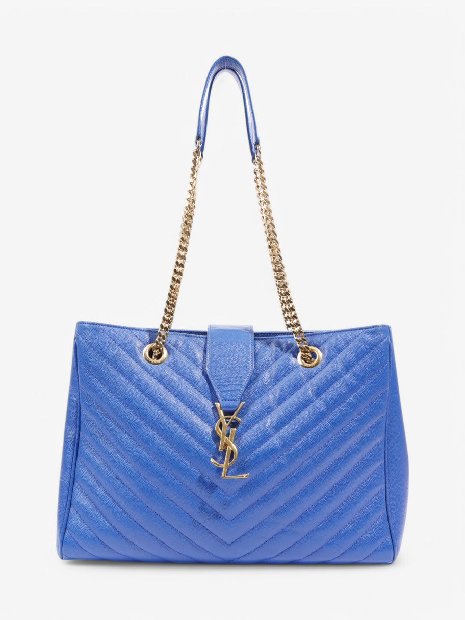 Saint Laurent Cassandre Blue Leather Image 1