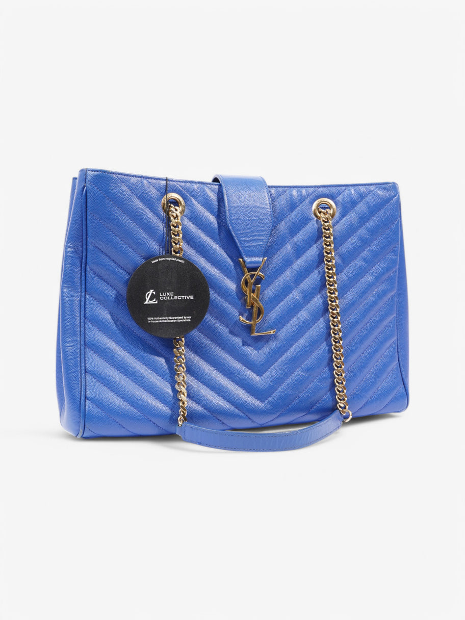 Saint Laurent Cassandre Blue Leather Image 10