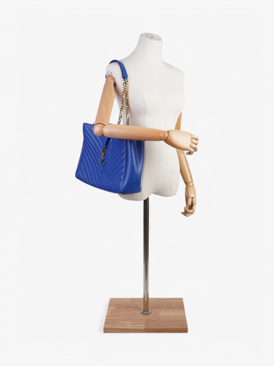 Saint Laurent Cassandre Blue Leather Image 2