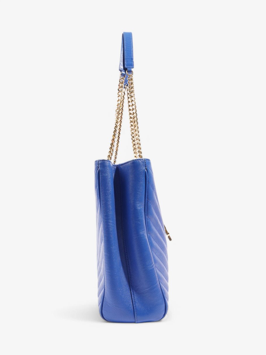 Saint Laurent Cassandre Blue Leather Image 5