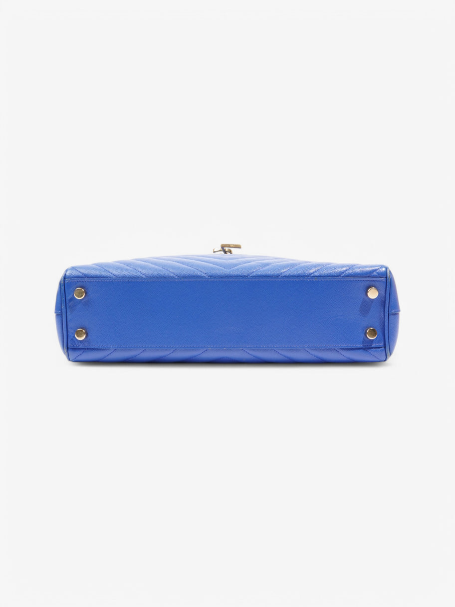 Saint Laurent Cassandre Blue Leather Image 6