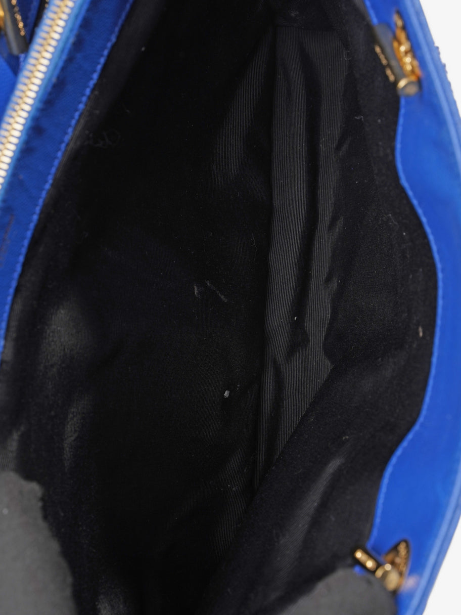 Saint Laurent Cassandre Blue Leather Image 8