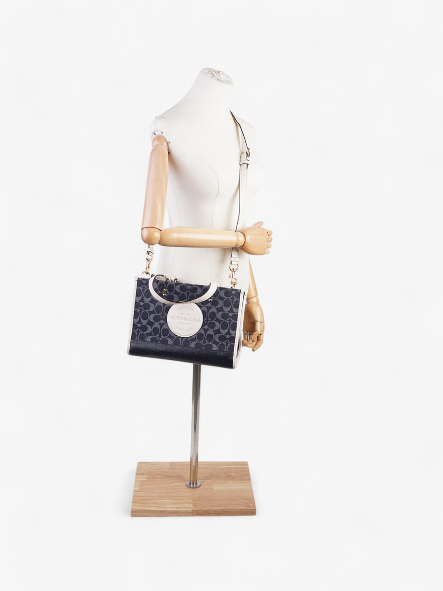 Coach Dempsey Carryall Denim / White Denim Image 2