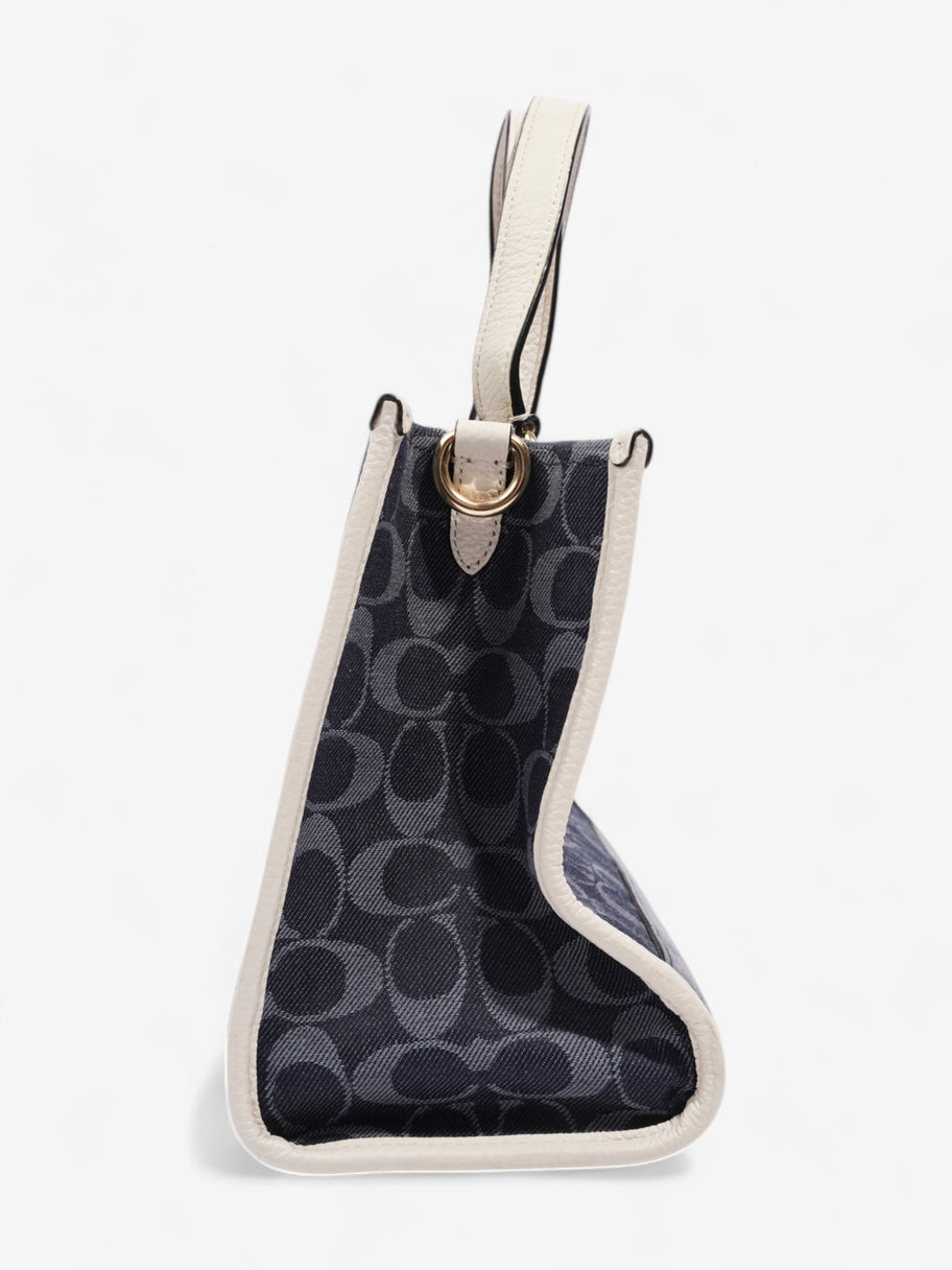 Coach Dempsey Carryall Denim / White Denim Image 3