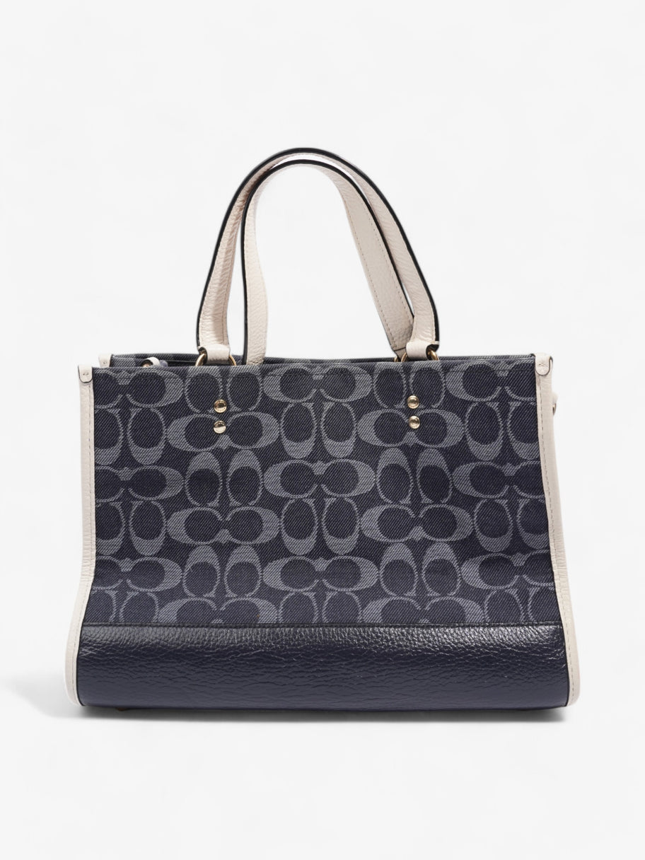 Coach Dempsey Carryall Denim / White Denim Image 4