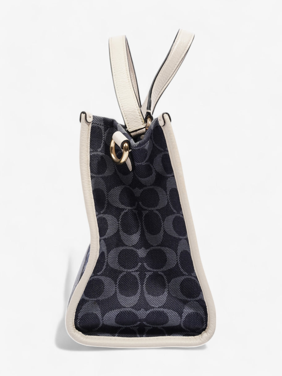 Coach Dempsey Carryall Denim / White Denim Image 5