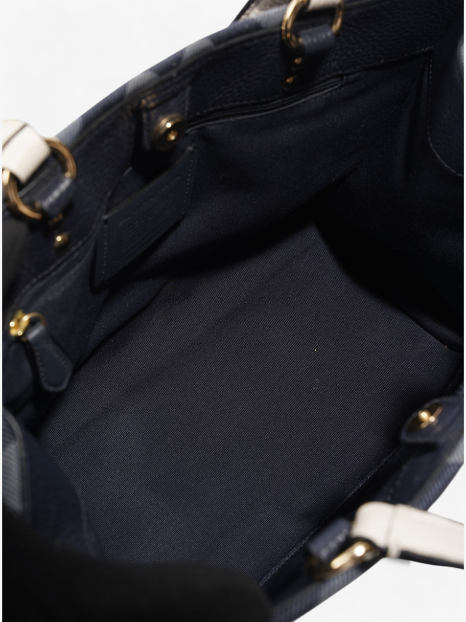 Coach Dempsey Carryall Denim / White Denim Image 9