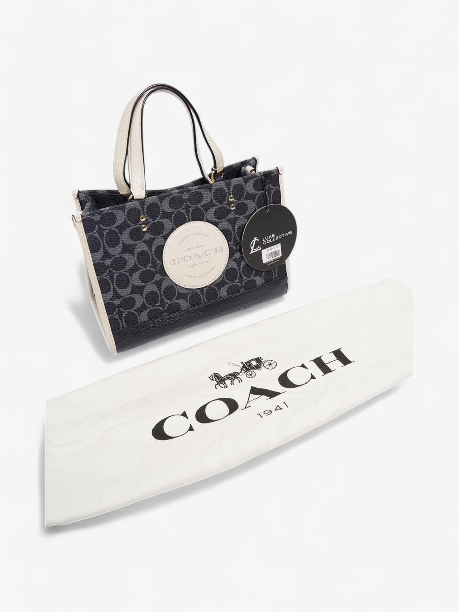 Coach Dempsey Carryall Denim / White Denim Image 10