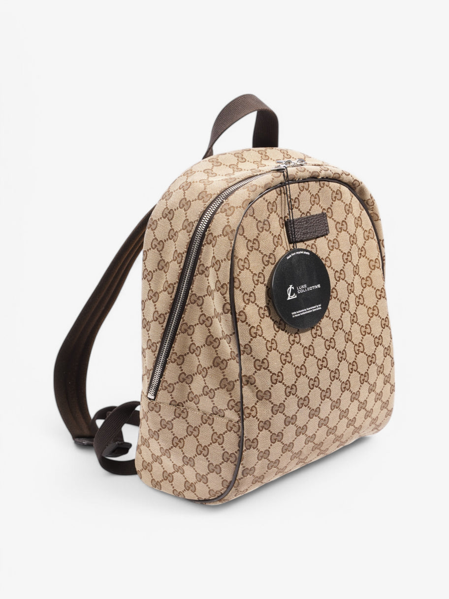 Gucci GG Backpack Beige  / Brown Canvas Image 10