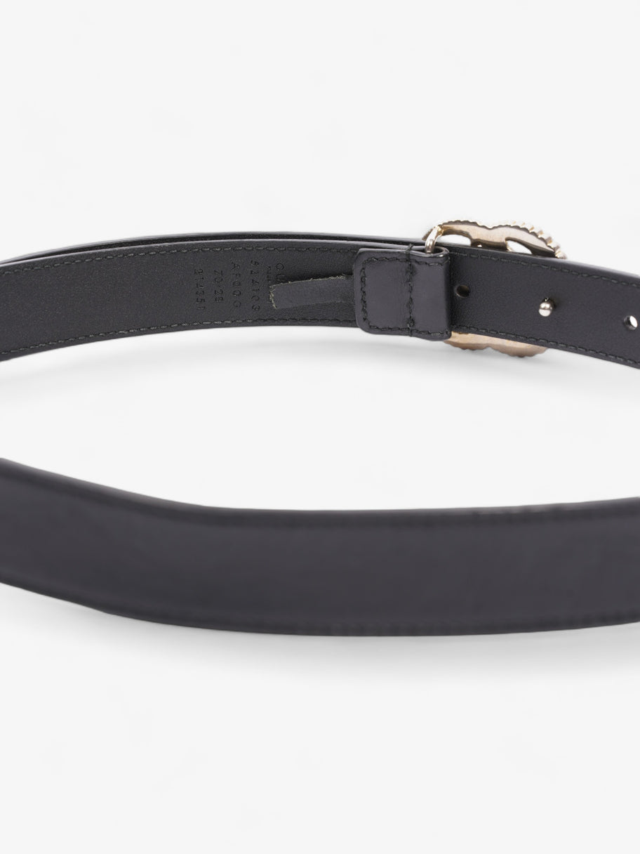 Gucci GG Belt Black Leather 70cm 28