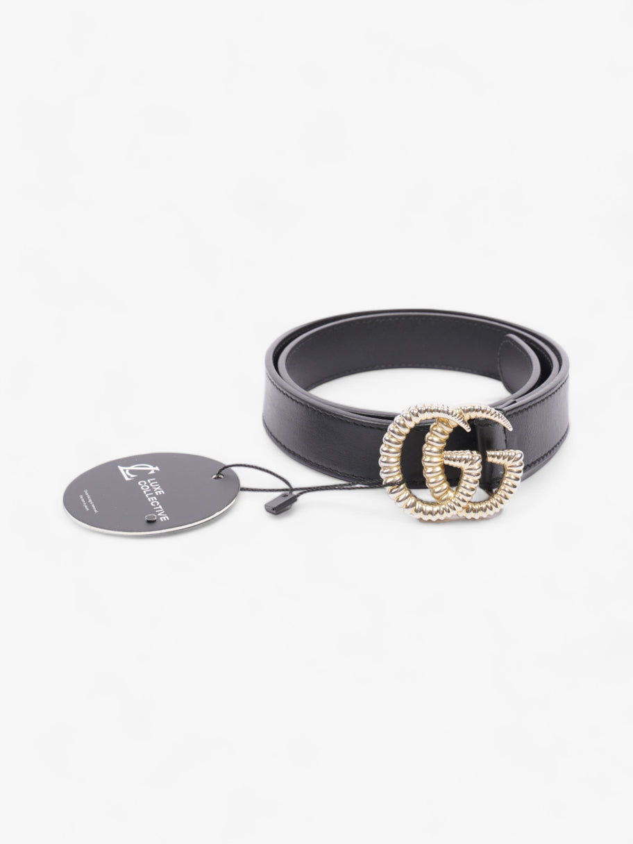 Gucci GG Belt Black Leather 70cm 28