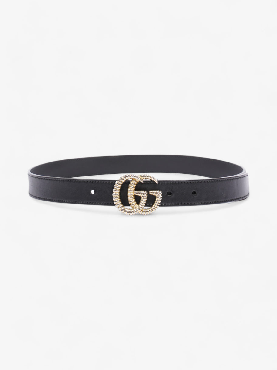 Gucci GG Belt Black Leather 70cm 28
