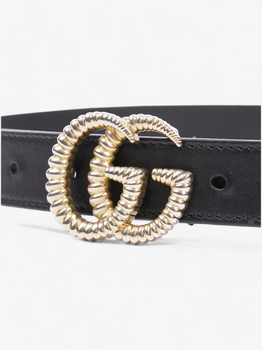 Gucci GG Belt Black Leather 70cm 28
