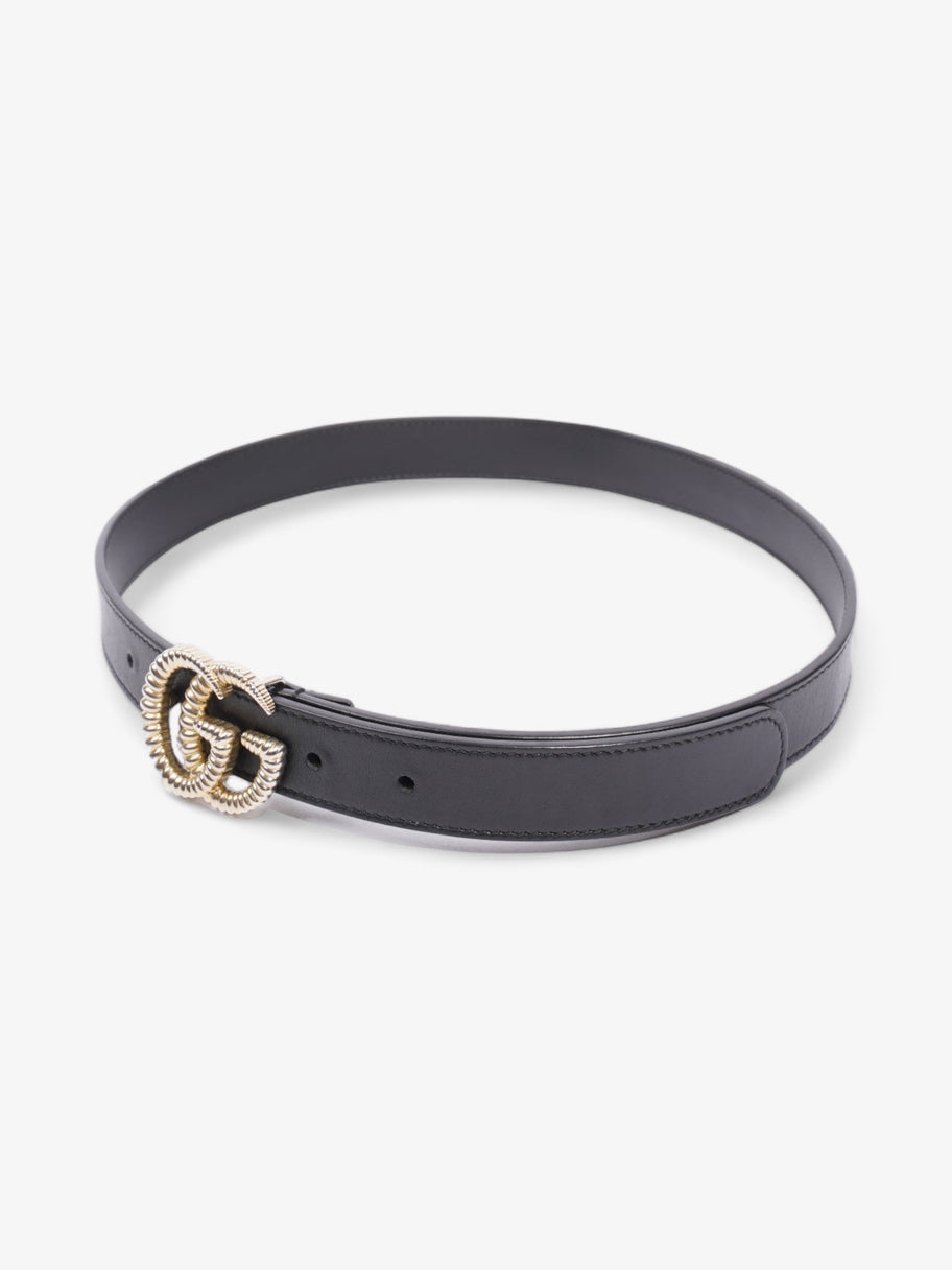 Gucci GG Belt Black Leather 70cm 28