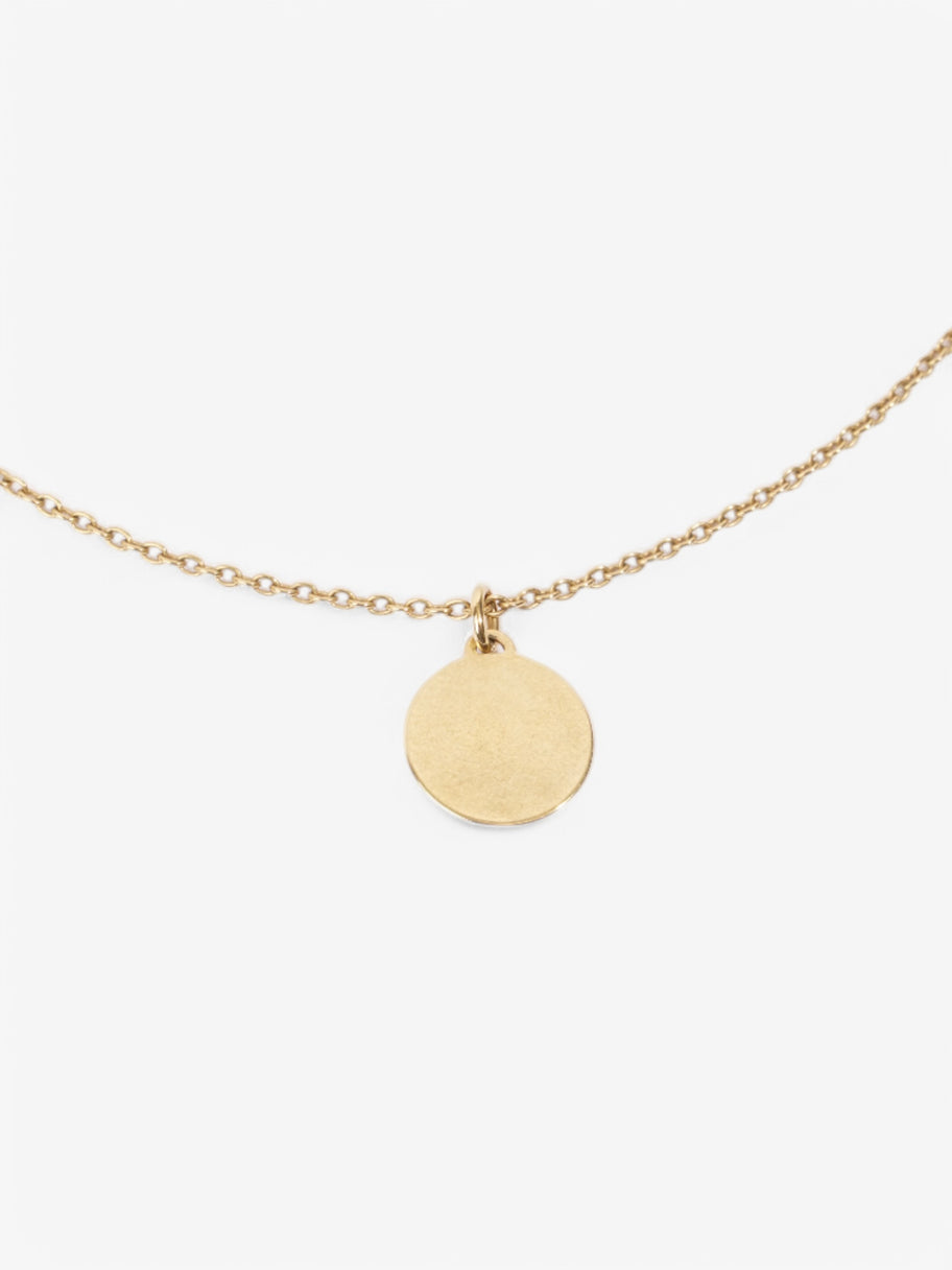 Christian Dior CD Pendant Necklace Gold Base Metal Image 4