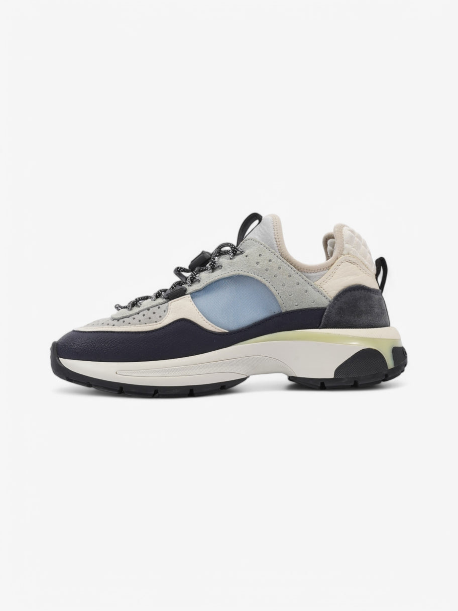 Chanel CC Logo Sneaker Cream / Blue Suede EU 37 UK 4 Image 3