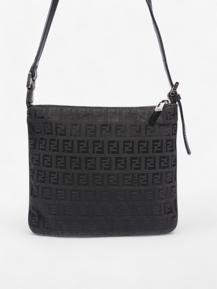 Fendi FF Zucchino Black Canvas Image 4