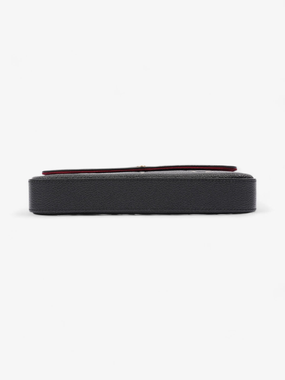 Louis Vuitton Pochette Felicie Black / Ivory Empreinte Leather Image 5
