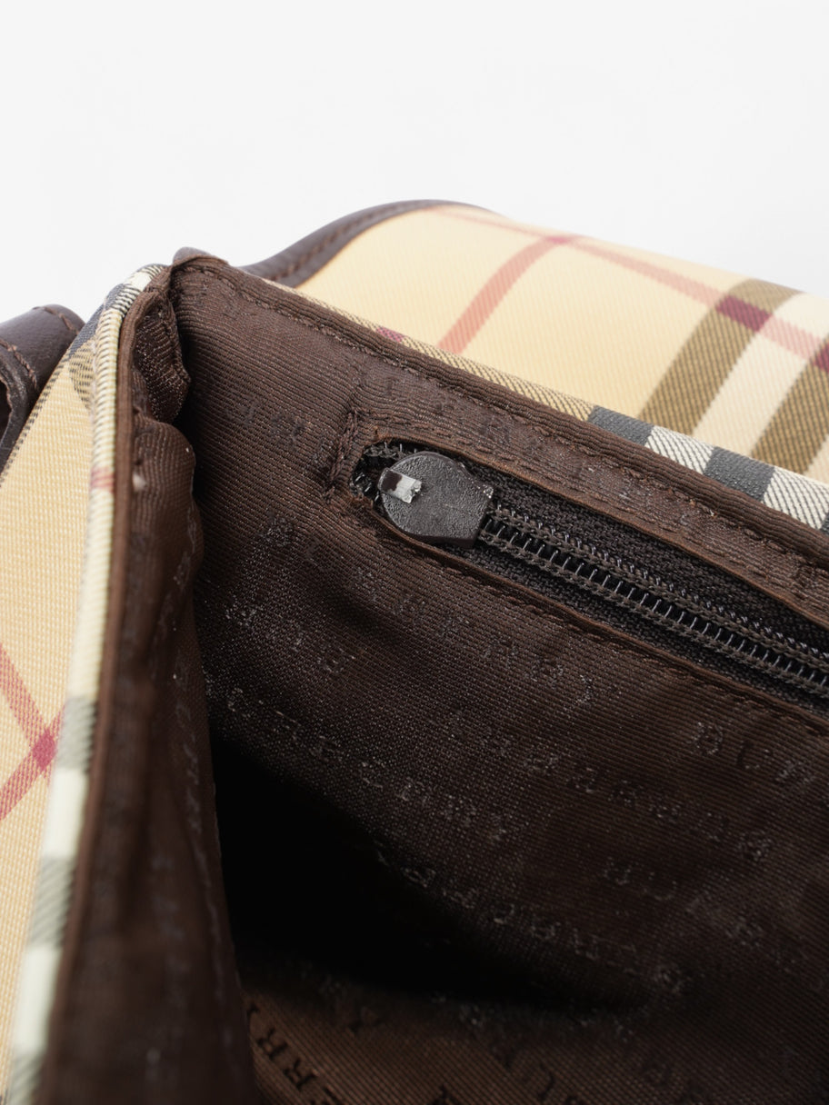 Burberry Nova Check  Beige Checkered Canvas Image 12