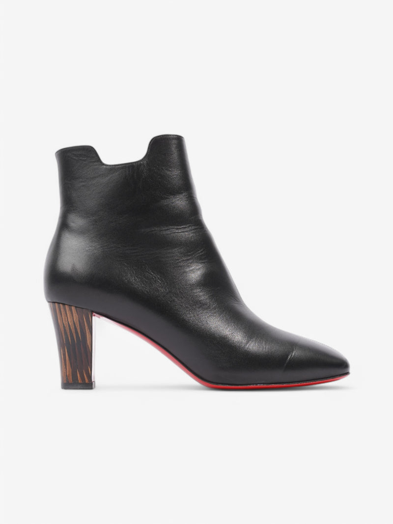  Christian Louboutin Tiagadaboot  80 Black Leather EU 40 UK 7