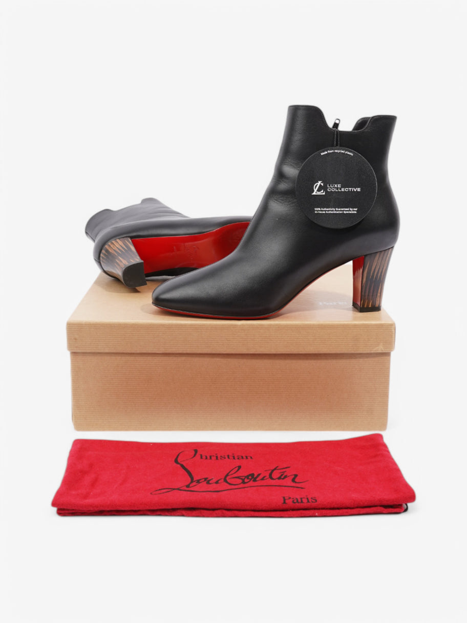 Christian Louboutin Tiagadaboot  80 Black Leather EU 40 UK 7 Image 10