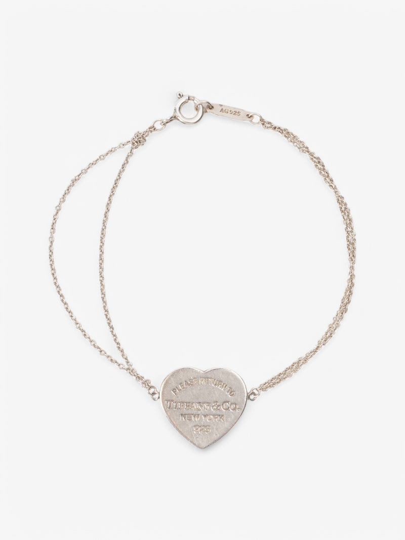  Tiffany and Co Heart Tag Bracelet Silver Silver Sterling