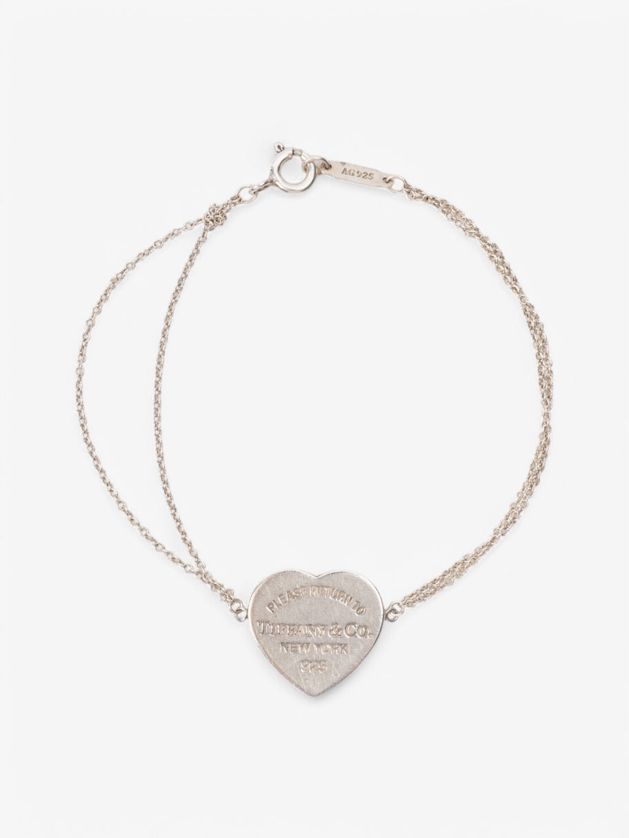 Tiffany and Co Heart Tag Bracelet Silver Silver Sterling Image 1