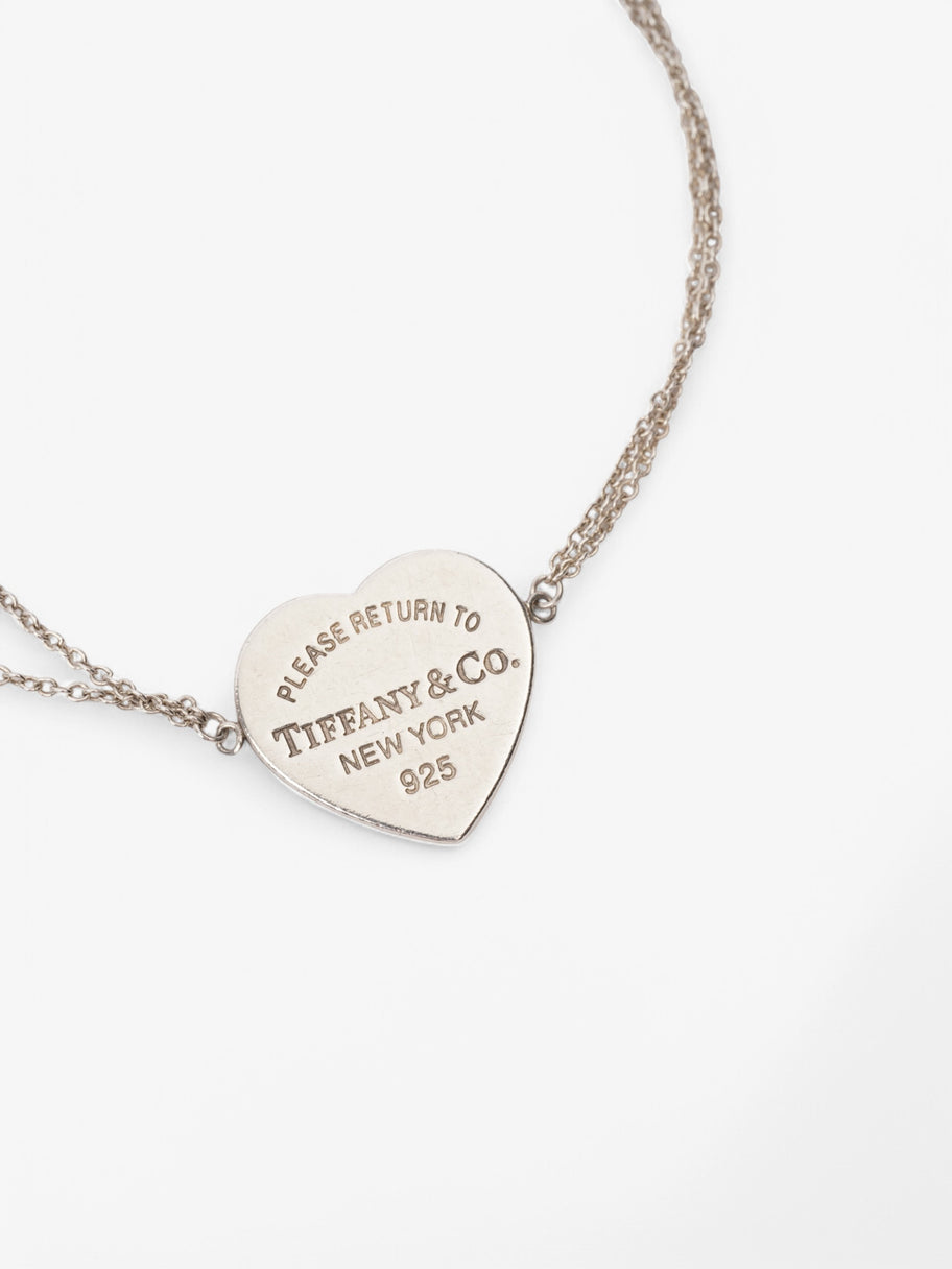 Tiffany and Co Heart Tag Bracelet Silver Silver Sterling Image 2