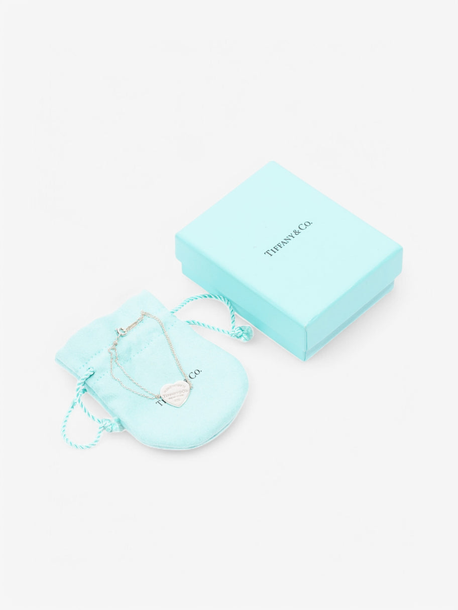 Tiffany and Co Heart Tag Bracelet Silver Silver Sterling Image 5