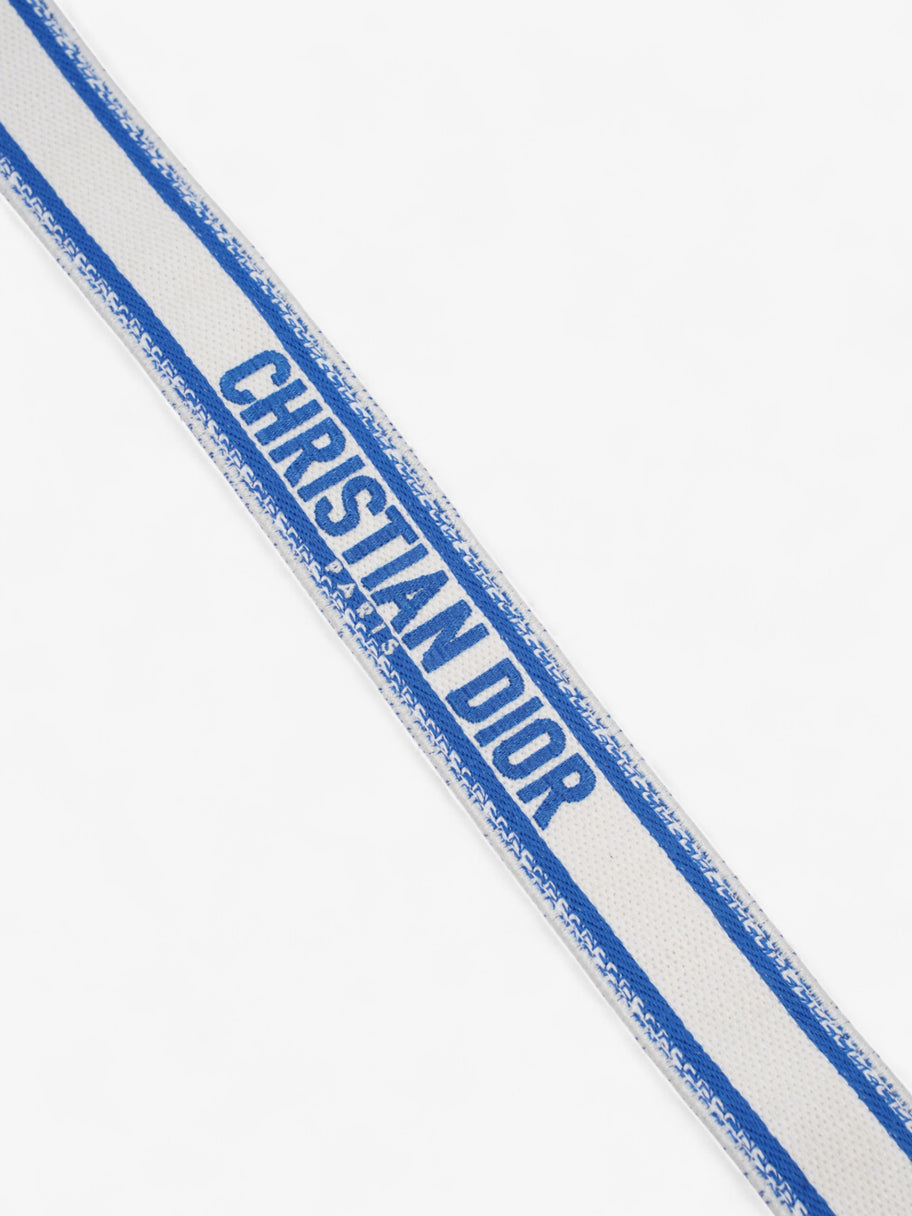Christian Dior Strap Blue / White Cotton Image 5