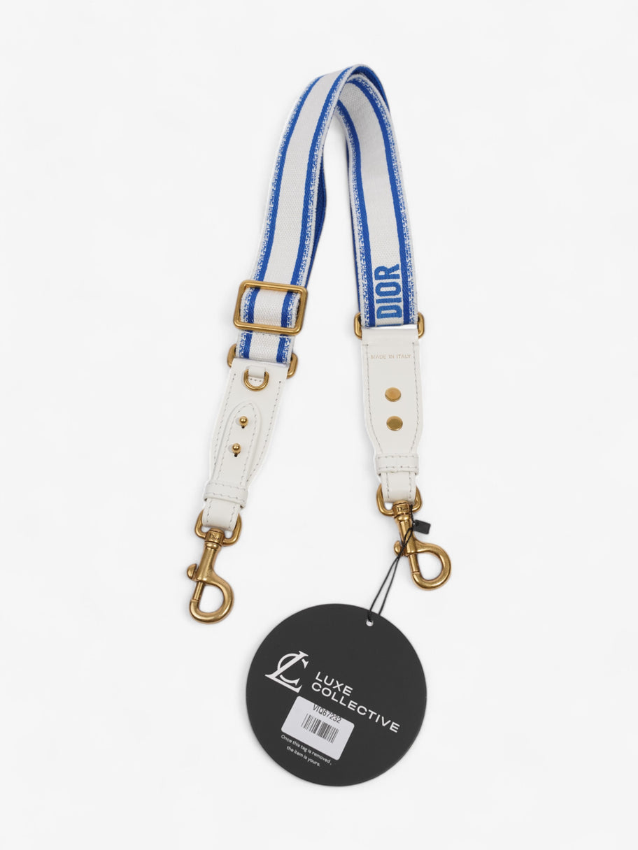 Christian Dior Strap Blue / White Cotton Image 7