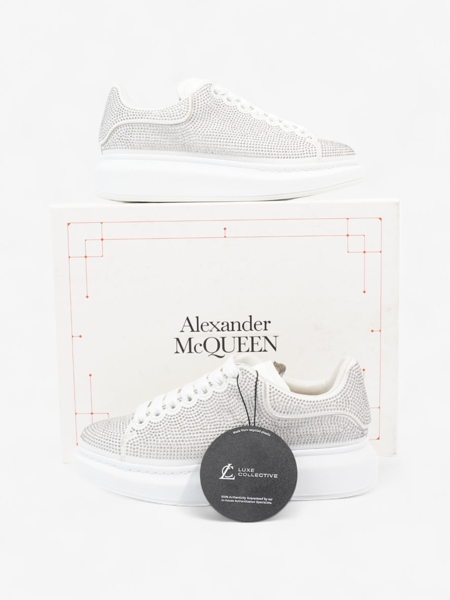 Alexander McQueen Oversized Sneakers White  / Silver Leather EU 37 UK 4 Image 10