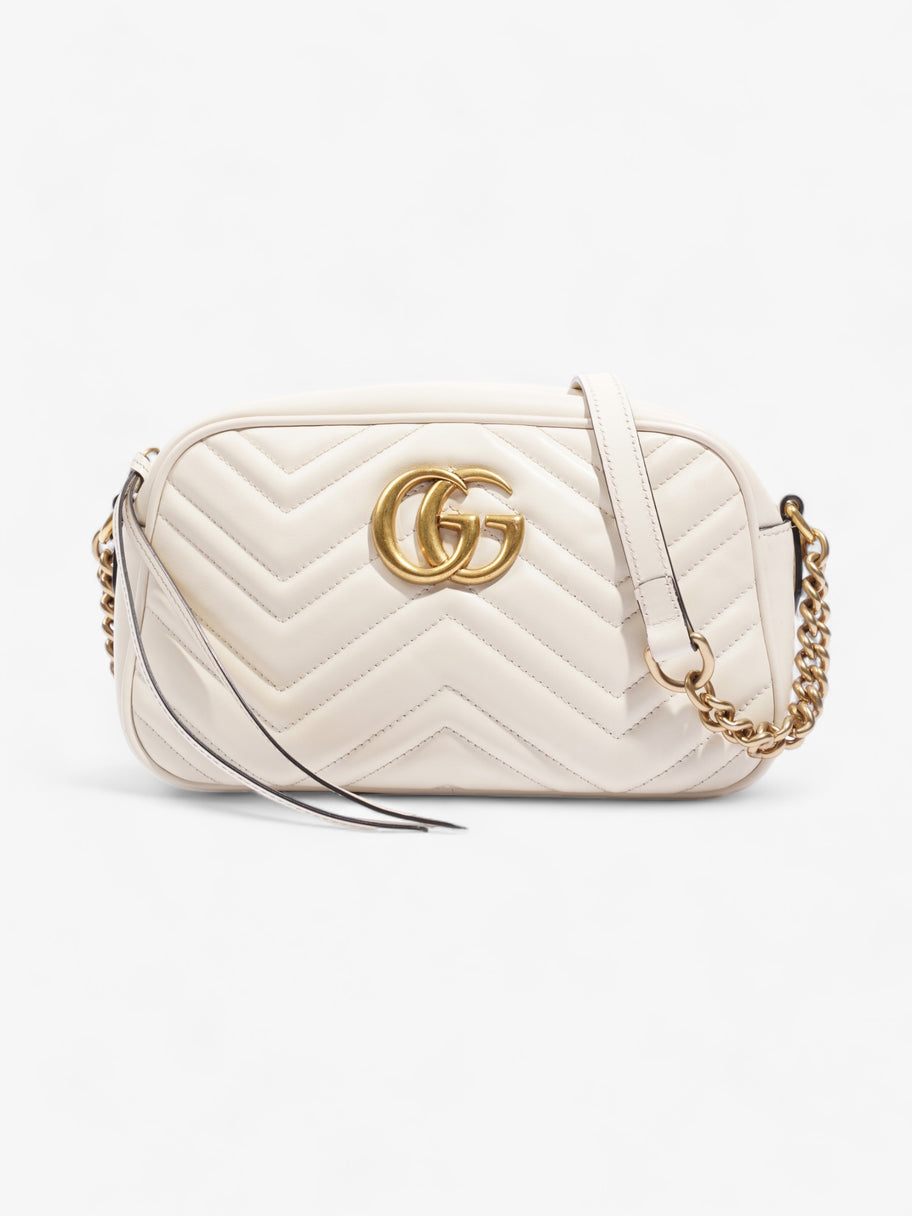 Gucci Marmont  White Matelasse Leather Small Image 1