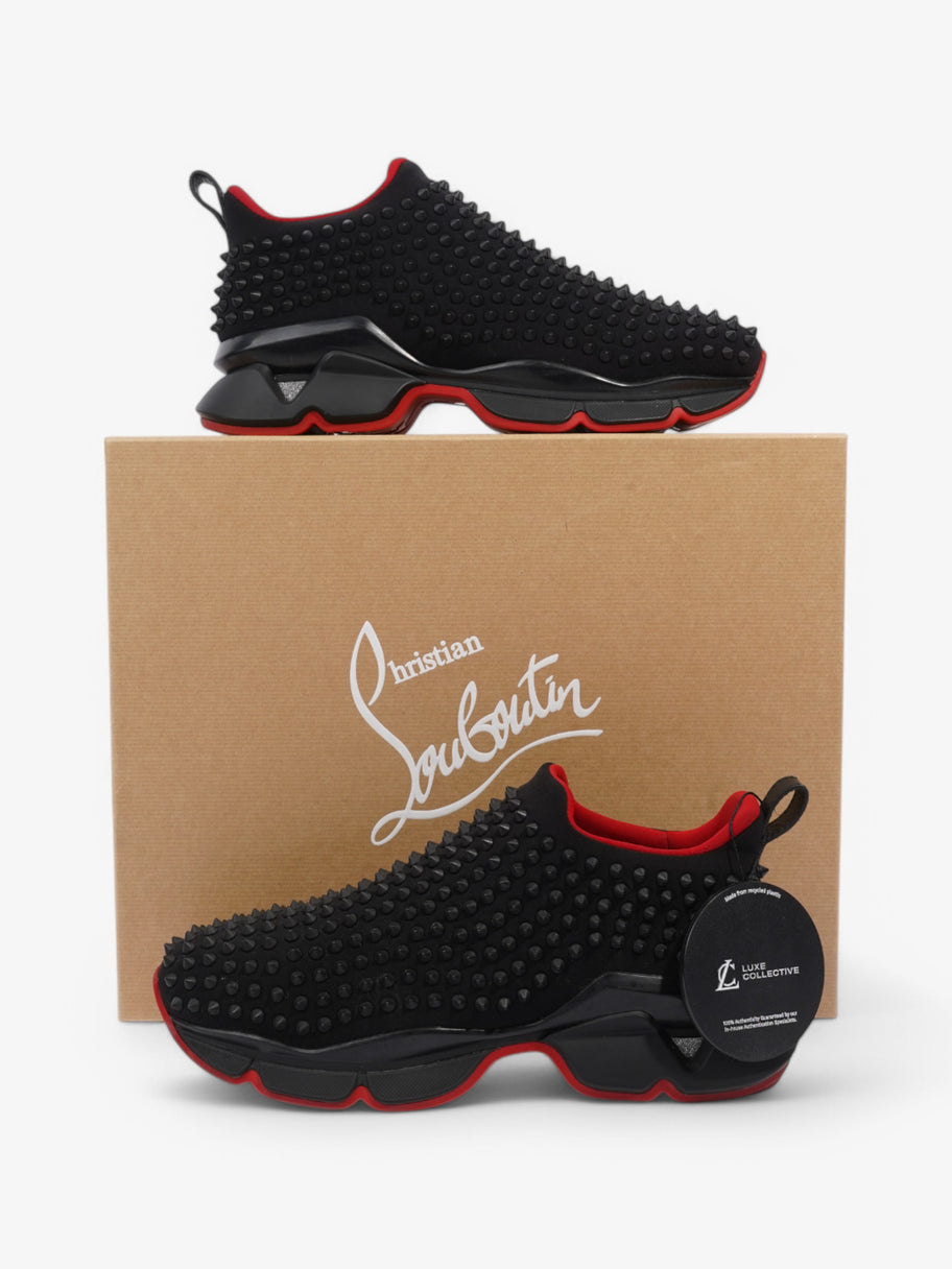 Christian Louboutin Spike Sock 30 Black Neoprene EU 41 UK 7 Image 10