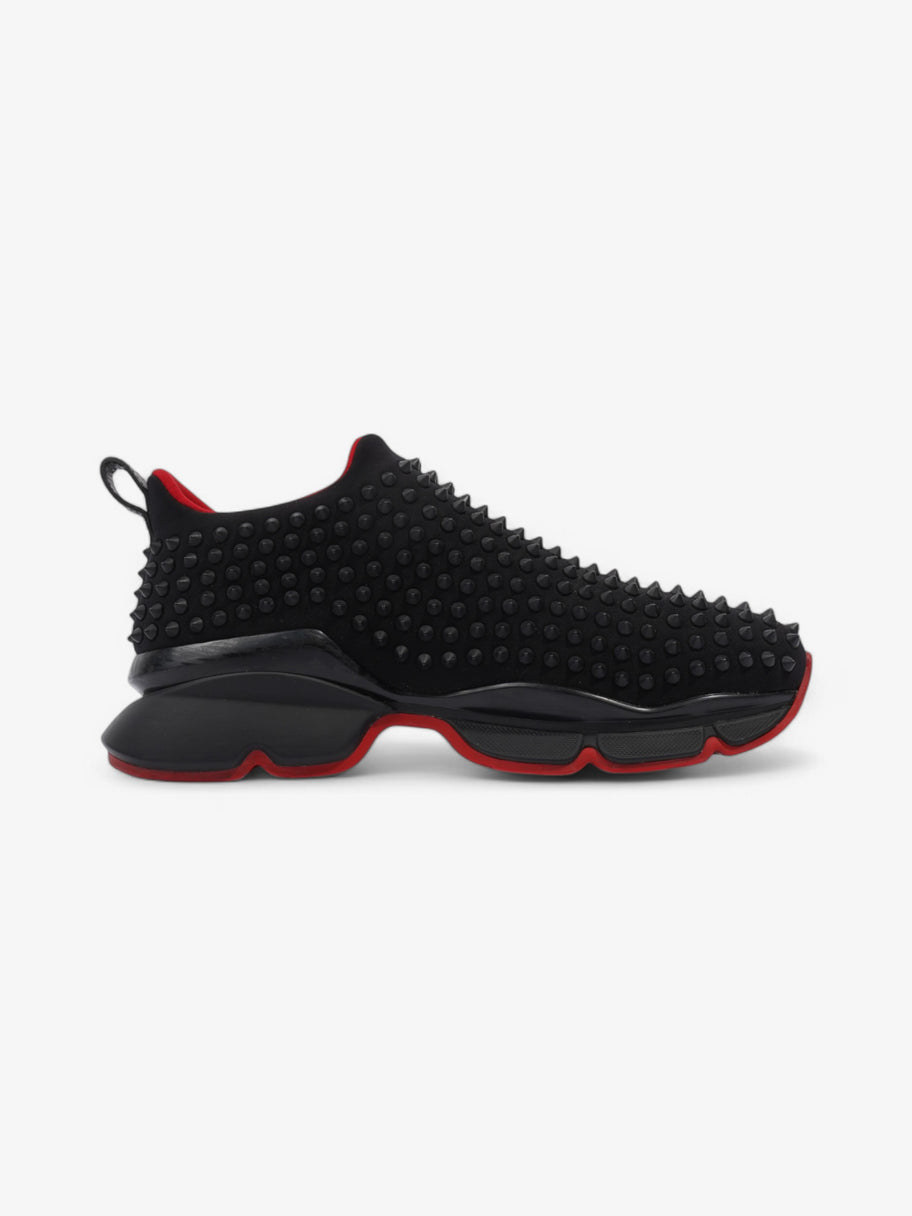 Christian Louboutin Spike Sock 30 Black Neoprene EU 41 UK 7 Image 4