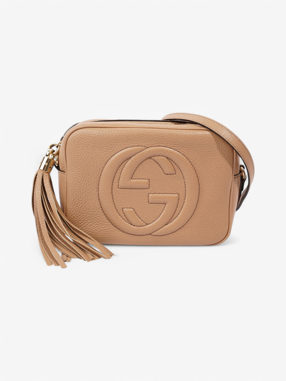 Gucci Soho Disco Bag Beige Calfskin Leather Small Image 1