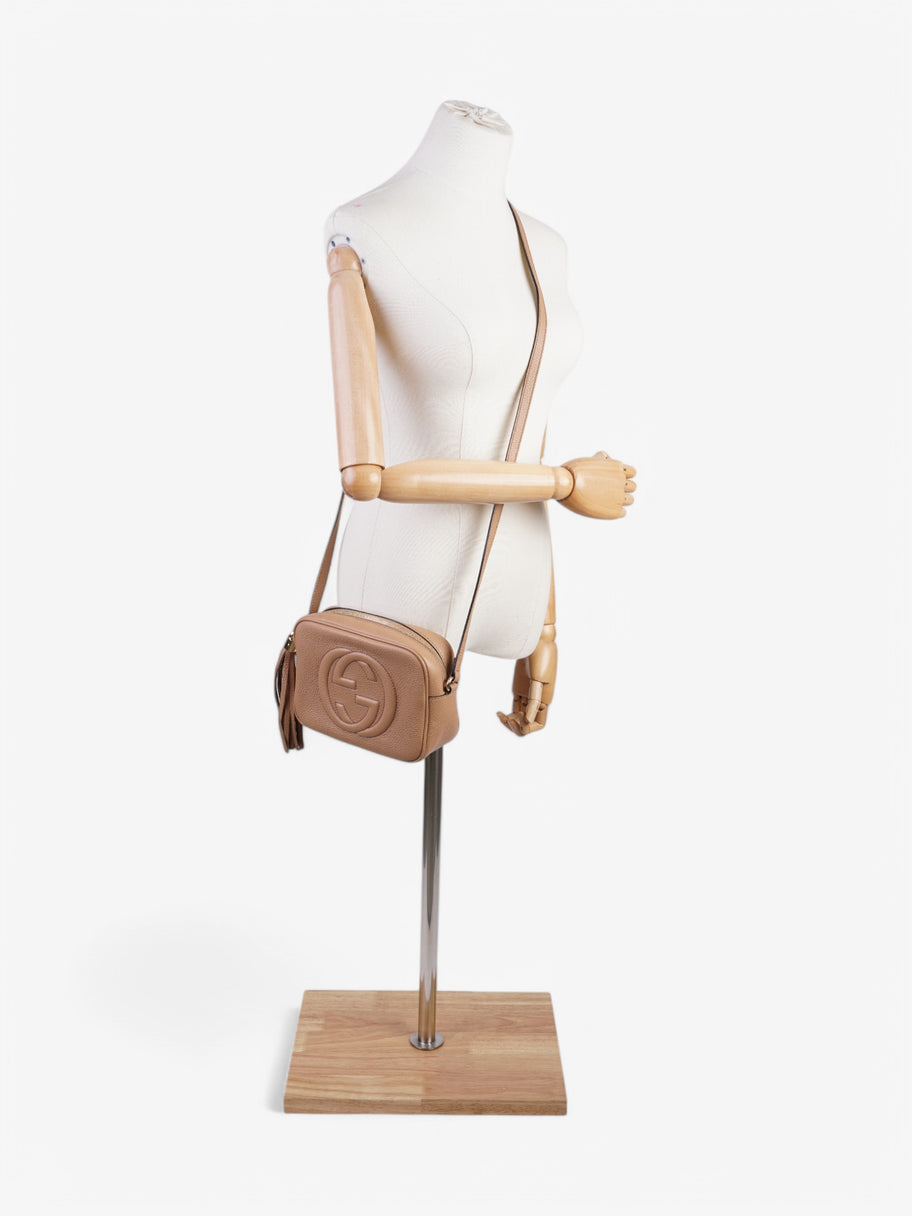 Gucci Soho Disco Bag Beige Calfskin Leather Small Image 2