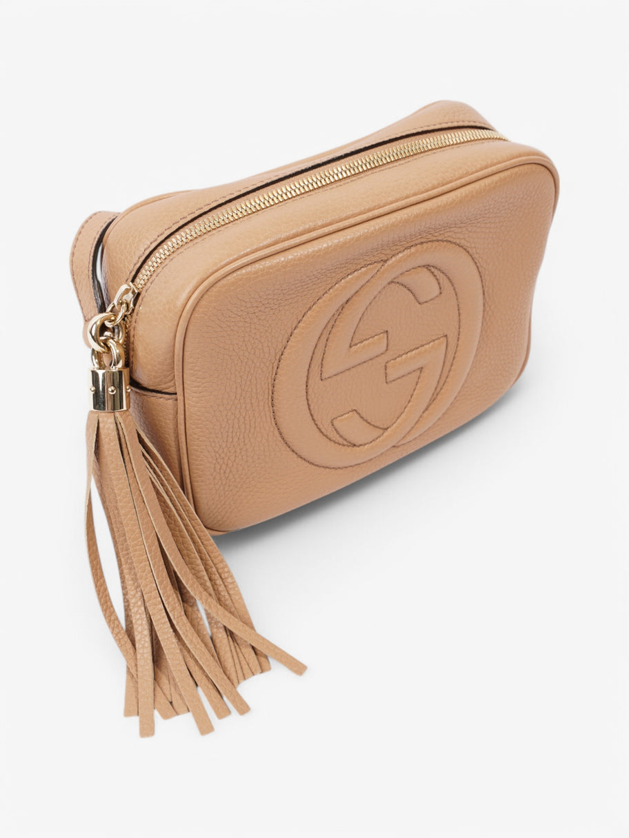 Gucci Soho Disco Bag Beige Calfskin Leather Small Image 7