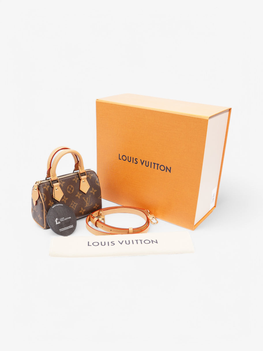 Louis Vuitton Speedy Bandouliere Monogram Coated Canvas Nano Image 9