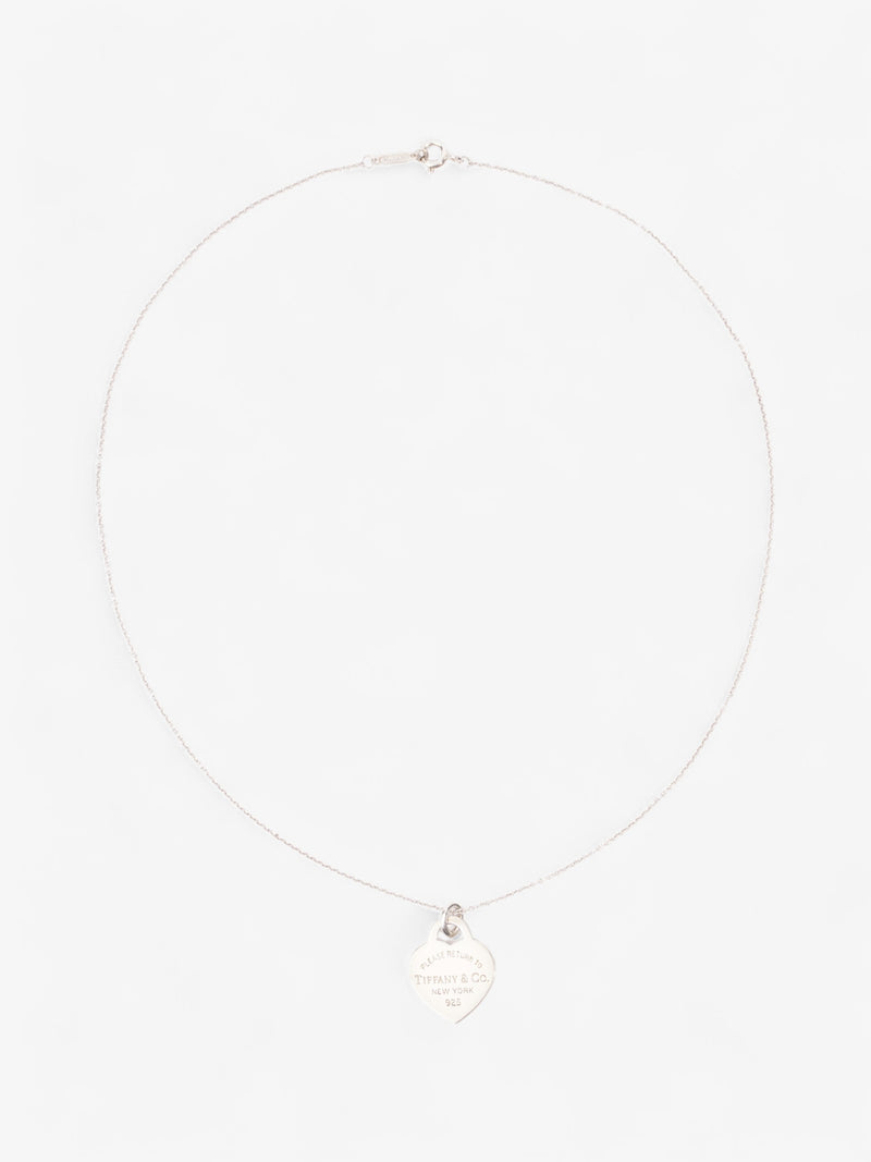  Tiffany and Co Return To Tiffany Heart Tag Pendant Silver Silver Sterling