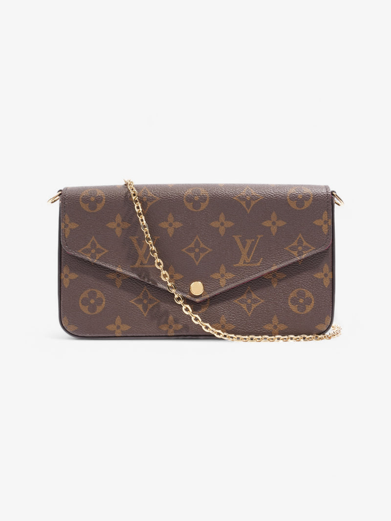  Louis Vuitton Pochette Felicie Monogram Coated Canvas