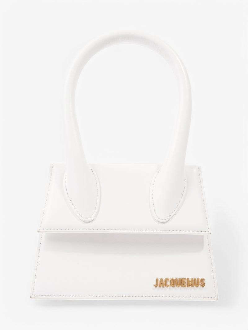  Jacquemus Le Chiquito White Leather Moyen