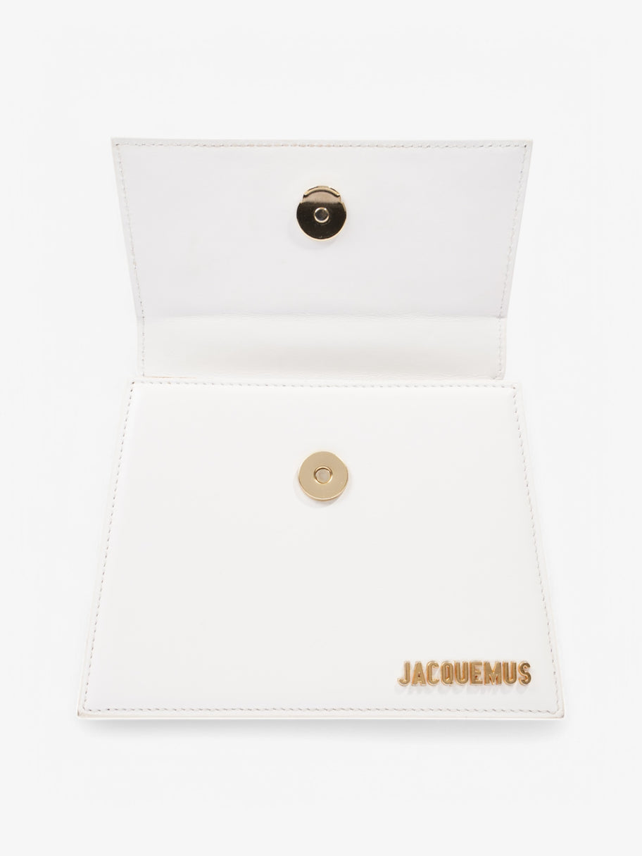 Jacquemus Le Chiquito White Leather Moyen Image 8