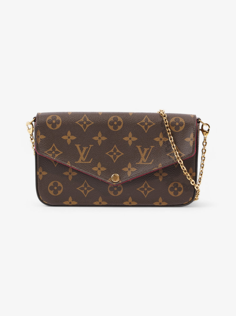  Louis Vuitton Pochette Felicie Monogram Coated Canvas