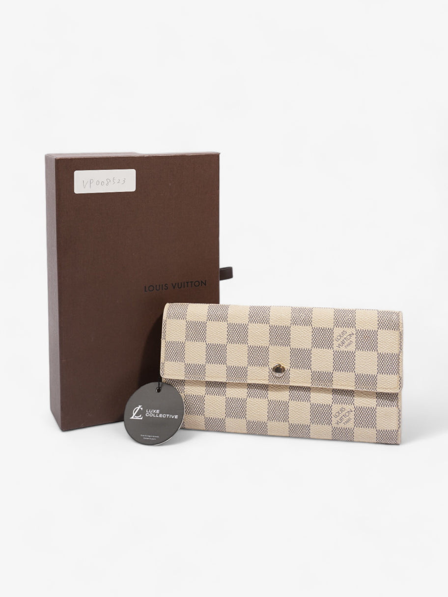 Louis Vuitton Sarah Wallet Damier Azur Coated Canvas Image 9