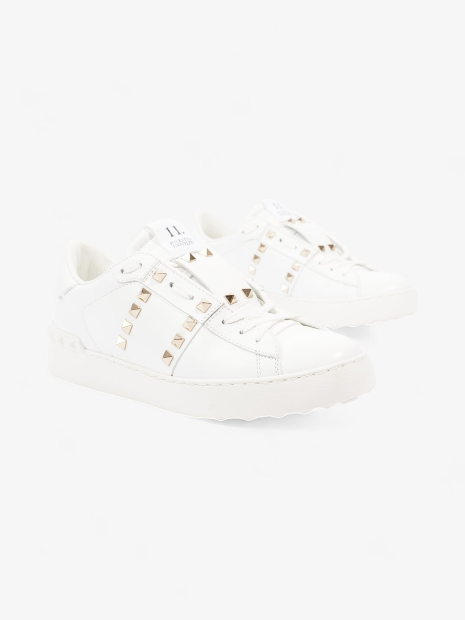 Valentino Rockstud Untitled White / Gold Leather EU 39 UK 6 Image 2