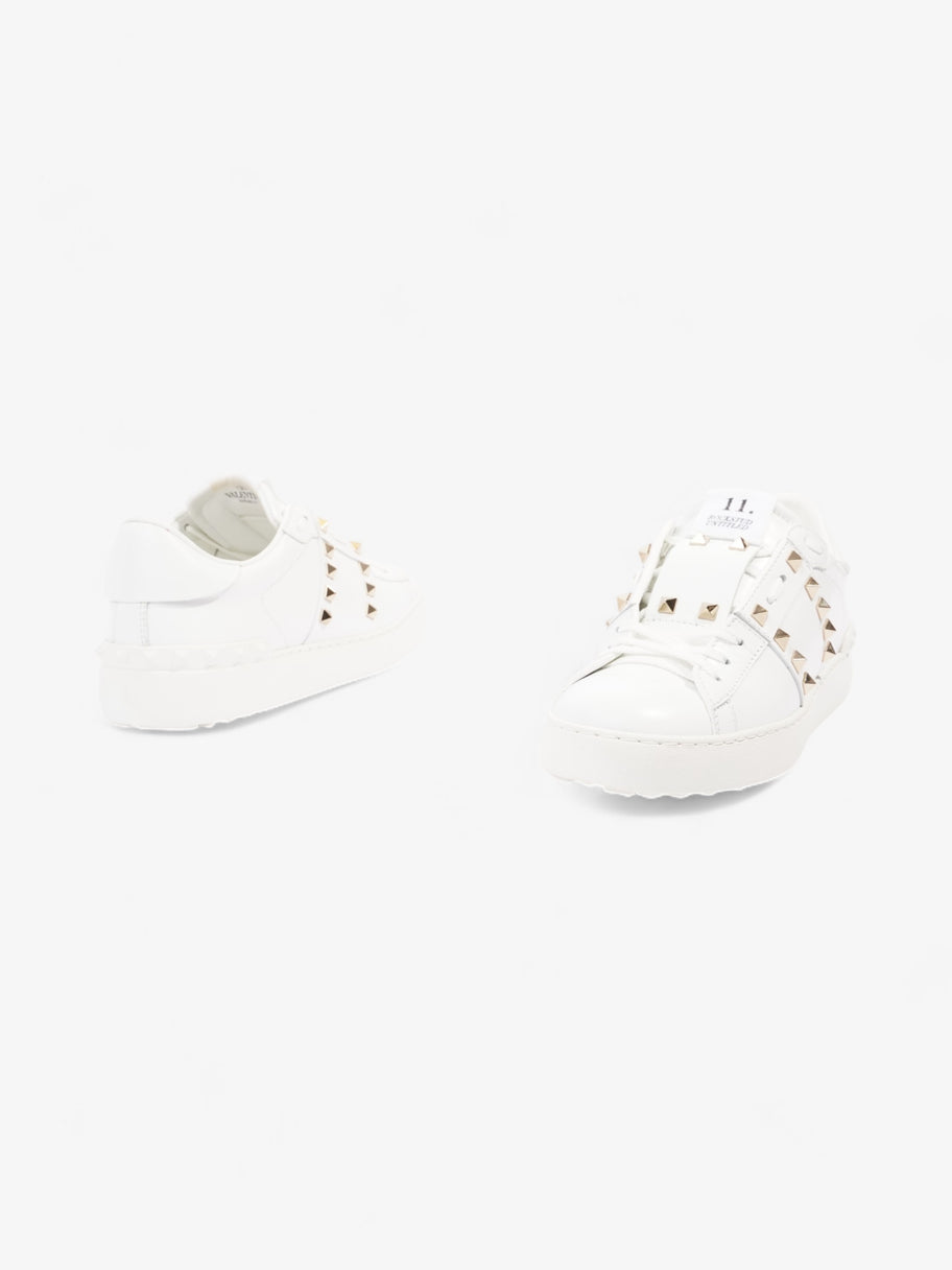 Valentino Rockstud Untitled White / Gold Leather EU 39 UK 6 Image 9