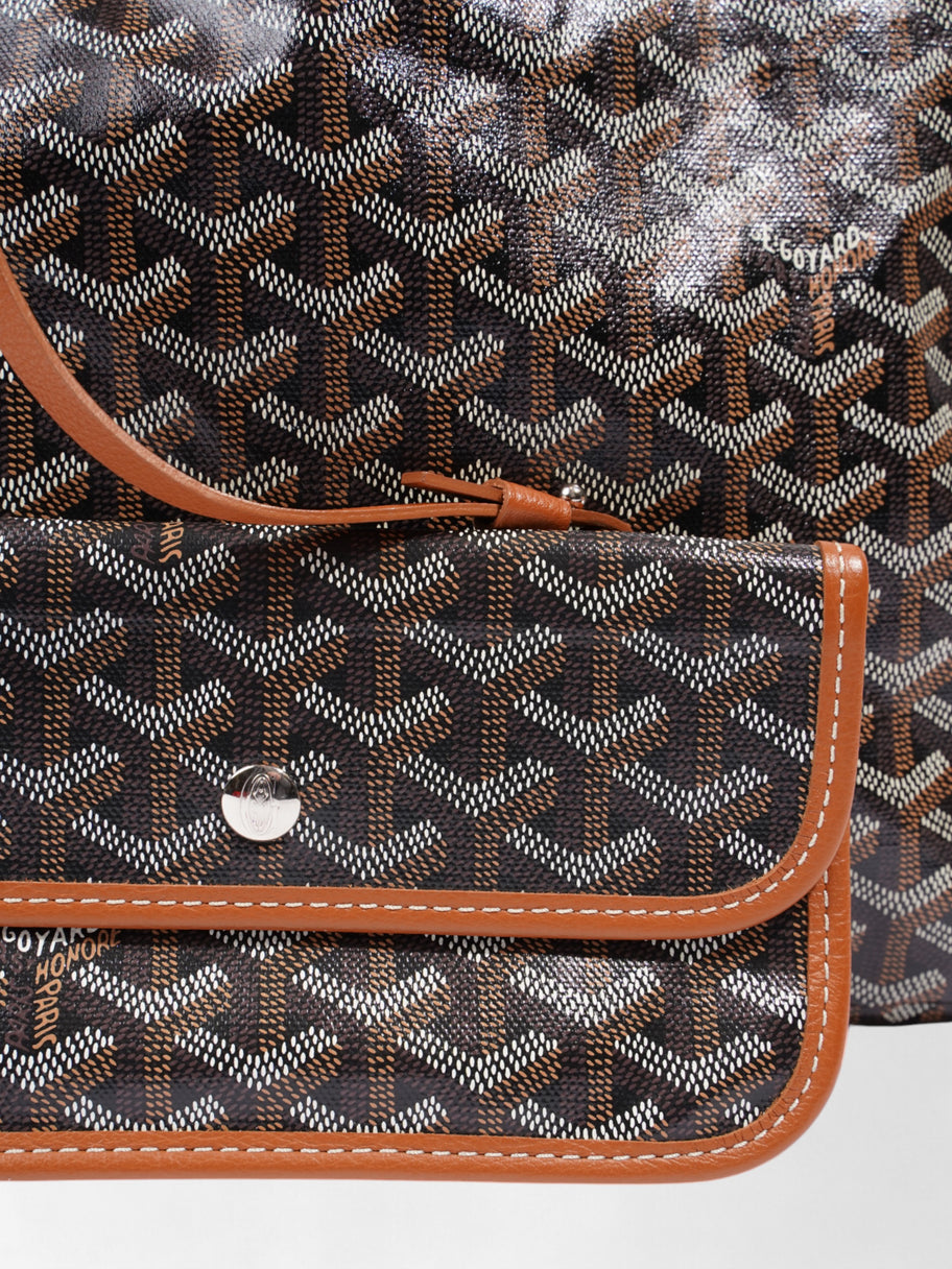 Goyard Saint Louis Black / Tan Coated Canvas PM Image 3