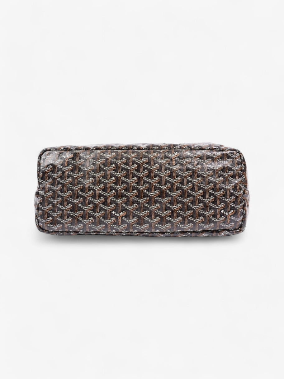 Goyard Saint Louis Black / Tan Coated Canvas PM Image 7